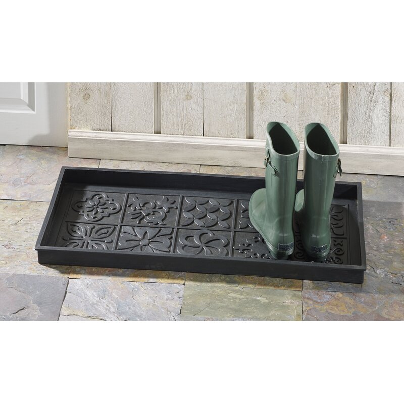 BBA SUNRISE Rubber Boot Tray Wet Shoe Tray for Entryway Indoor, Shoe Mats  for