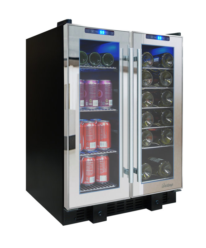 Vinotemp 36 Bottle Single Zone BuiltIn Wine Cooler & Reviews Wayfair
