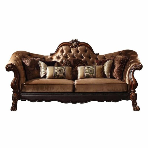 Review Sikeston Traditional Button Tufted Sofa