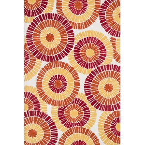 Cassidy Orange/Yellow Area Rug