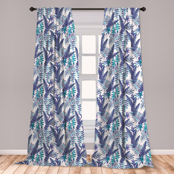 Banana Leaf Curtains Wayfair