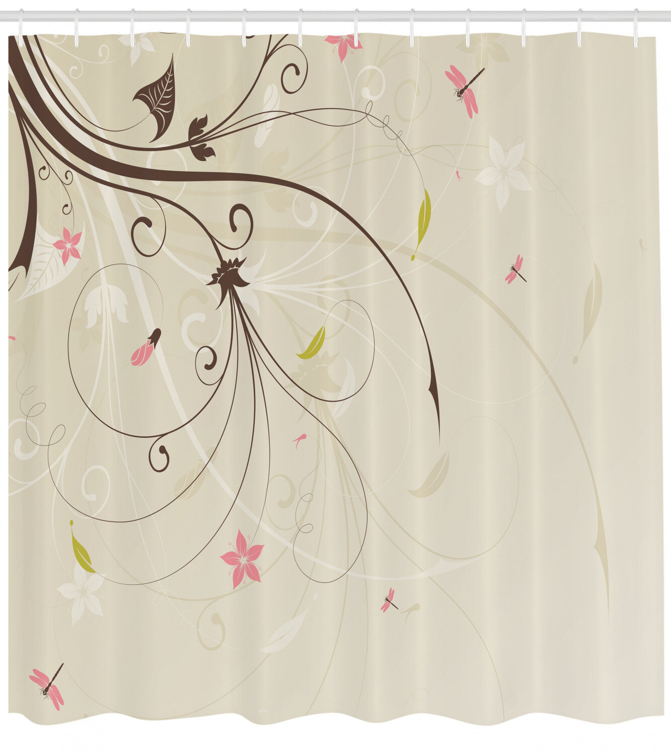 dragonfly shower curtain