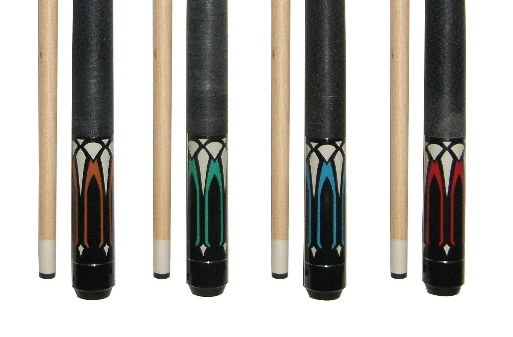 2-Piece 21-Ounce Iszy Billiards 58-Inch Hardwood Canadian Maple Pool Cue Billiard Stick with Irish Wrap Brown//Black