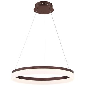 Clarisa Frosted 1-Light LED Drum Pendant