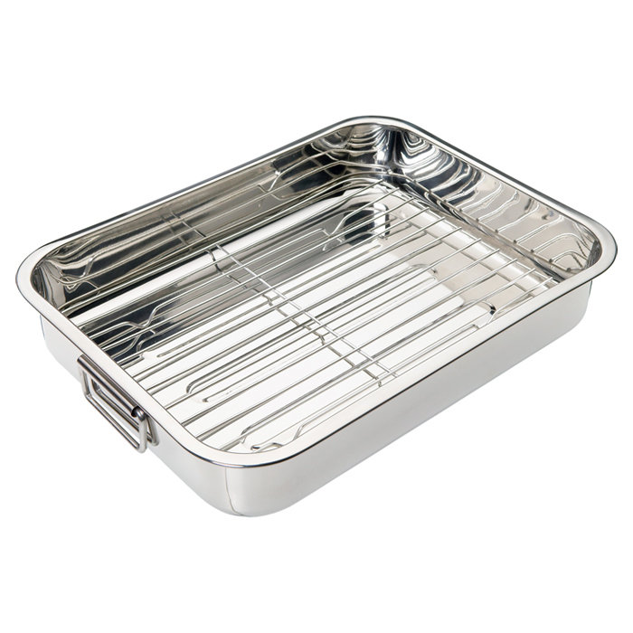 KitchenCraft Stainless Steel Roasting Pan & Reviews Wayfair.co.uk