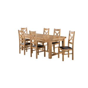 Essgruppe Canterbury mit ausziehbarem Tisch und ..