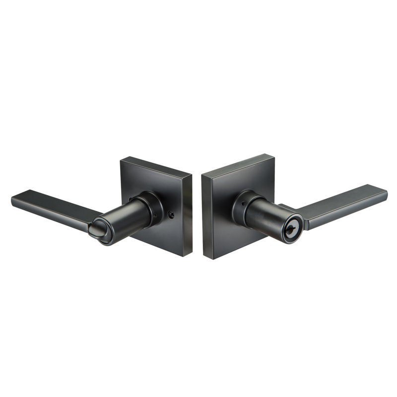 Yale Edge Entry Lock With Seabrook Lever And Square Rose With