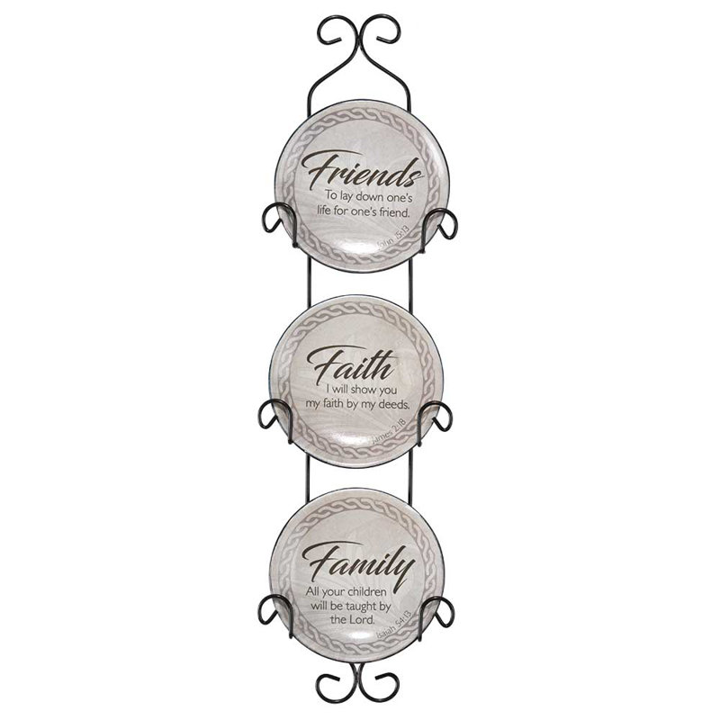Winston Porter Calles Faith Family Ceramic Decorative Plate Reviews