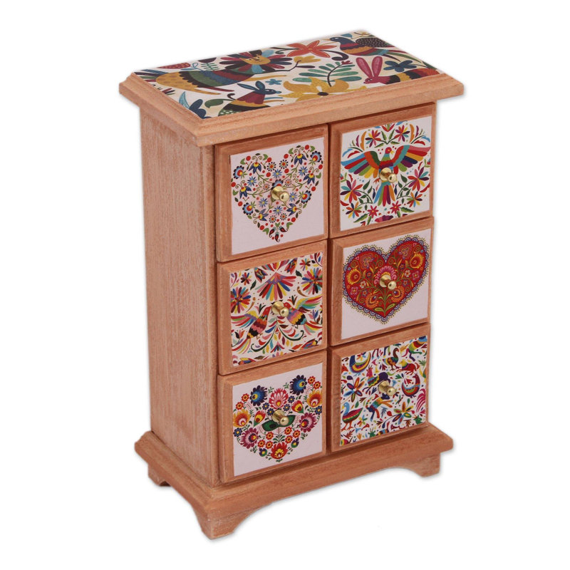 August Grove Decoupage Wood Jewelry Box Wayfair