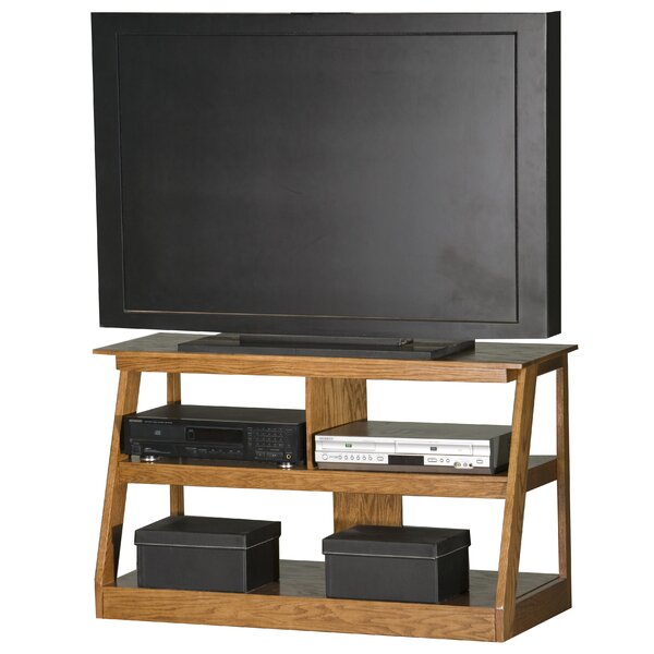 Pilar Solid Wood TV Stand For TVs Up To 48