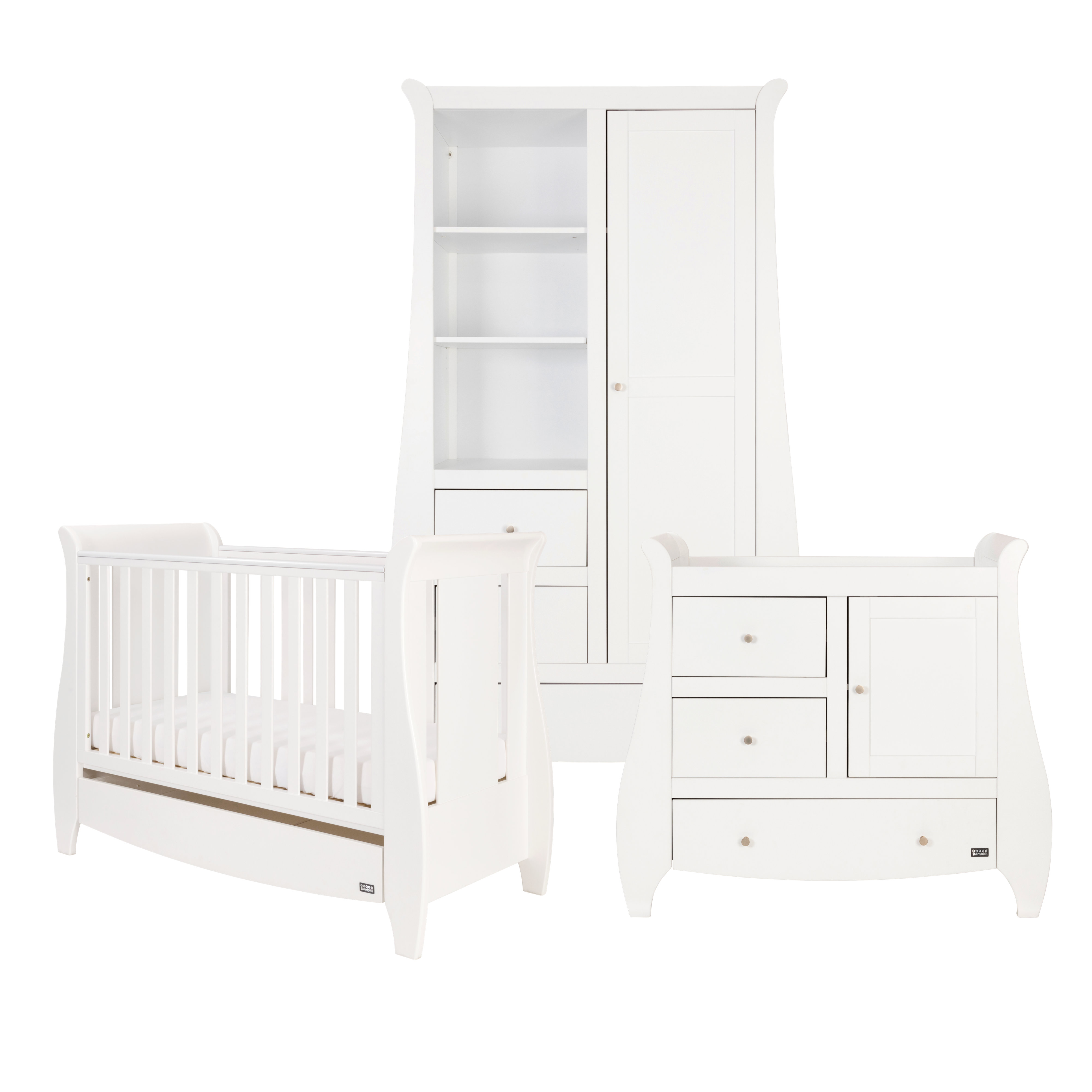 Lucas Cot Bed 3 Piece Nursery Furniture Set Lucas Cot Bed 3 Piece Nursery Furniture Set