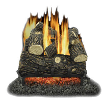 Dreffco Great Northwest Vented Natural Gas Propane Fireplace Logs
