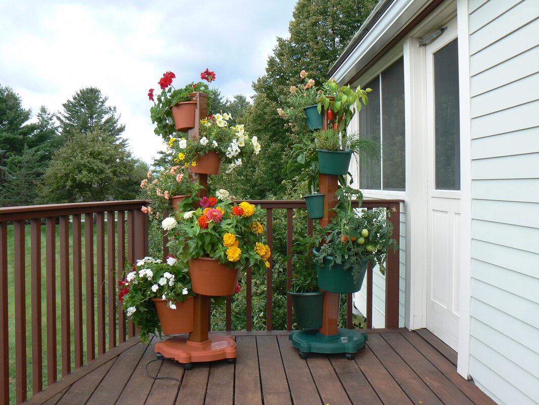 My Garden Post Plastic Vertical Garden And Reviews Wayfair