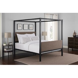 Fromberg Queen Upholstered Canopy Bed