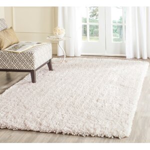 Bellar Shag Ivory Solid Rug