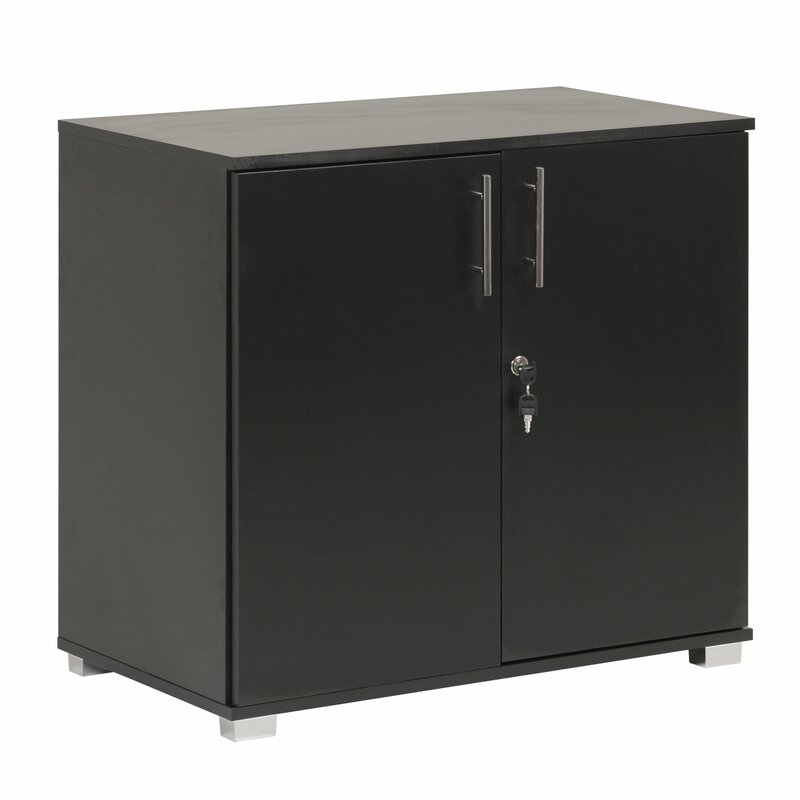 Rebrilliant Lancaster Desk Height Storage Cabinet Reviews Wayfair