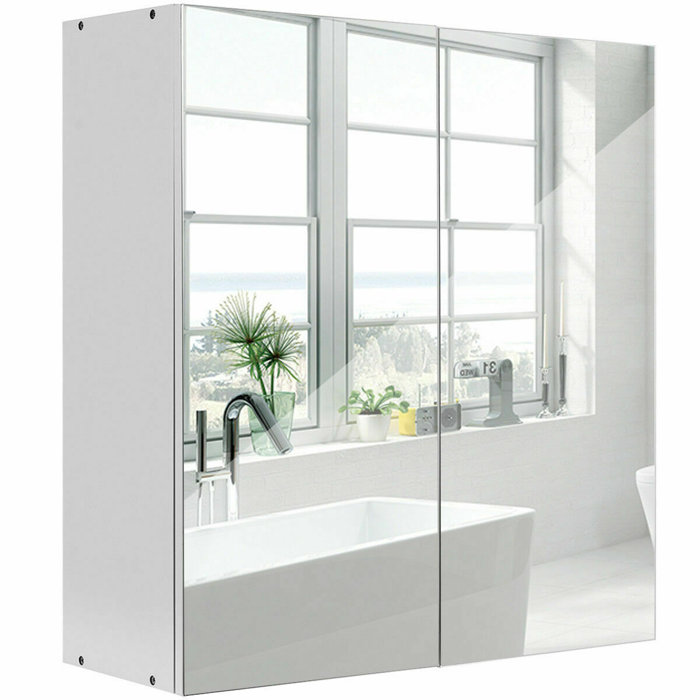 Ebern Designs Ballarat Wall Mount Mirrored Bathroom Surface Mount