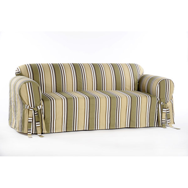 Box Cushion Sofa Slipcover by Beachcrest Home