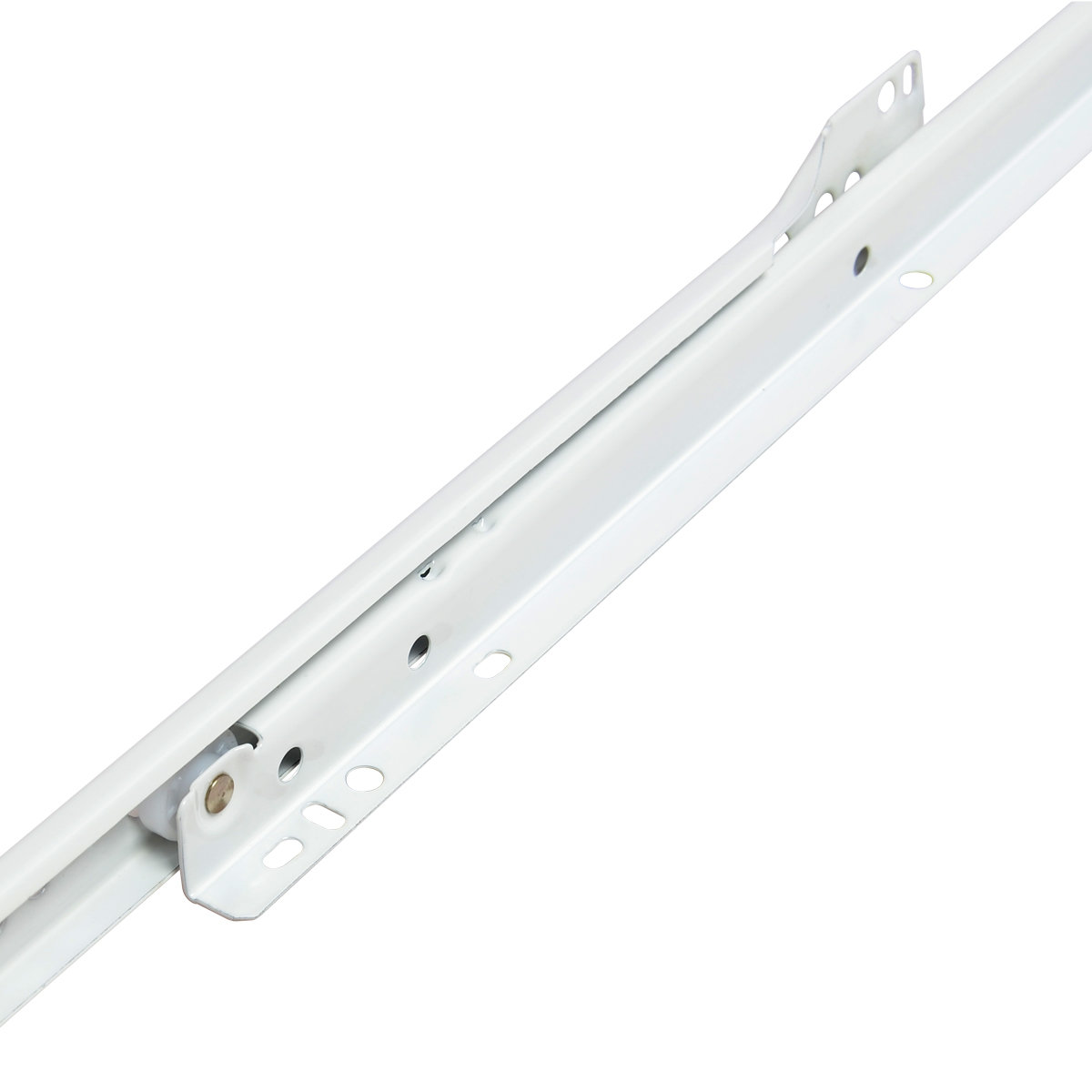 16/" White Euro Cabinet Drawer Slide Set