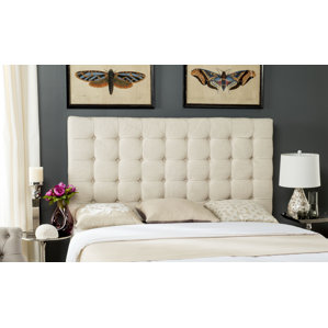 Andrea Woods Upholstered Panel Headboard by Alcott Hill