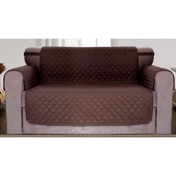 Diamond Quilted Reversible Loveseat Slipcover By Red Barrel Studio