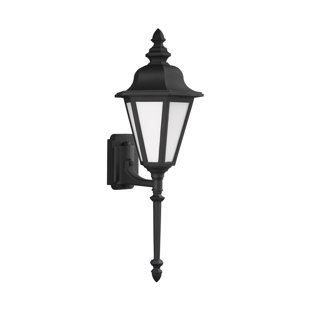 Best Palmdale 1-Light Glass Shade Outdoor Wall Lantern By Darby Home Co Outdoor Lighting Palmdale 1-Light Glass Shade Outdoor Wall Lantern By Darby Home Co Outdoor Lighting