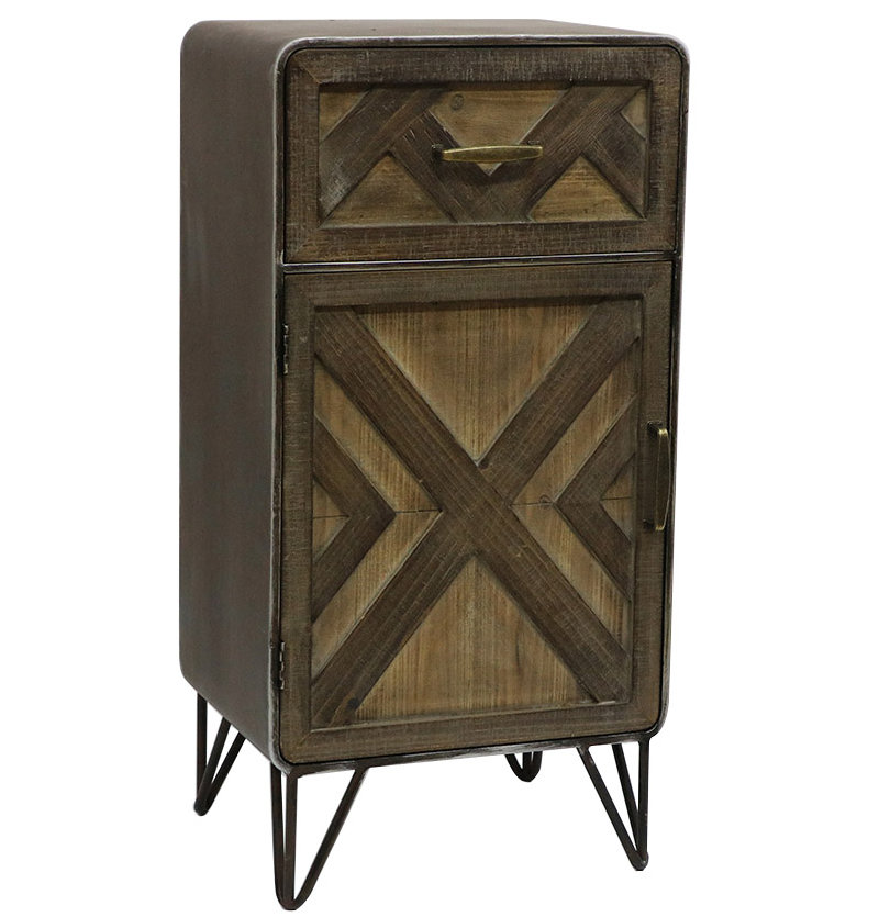 Union Rustic Delicia Wood And Metal 1 Drawer Accent Cabinet Union Rustic Delicia Wood And Metal 1 Drawer Accent Cabinet Reviews Wayfair