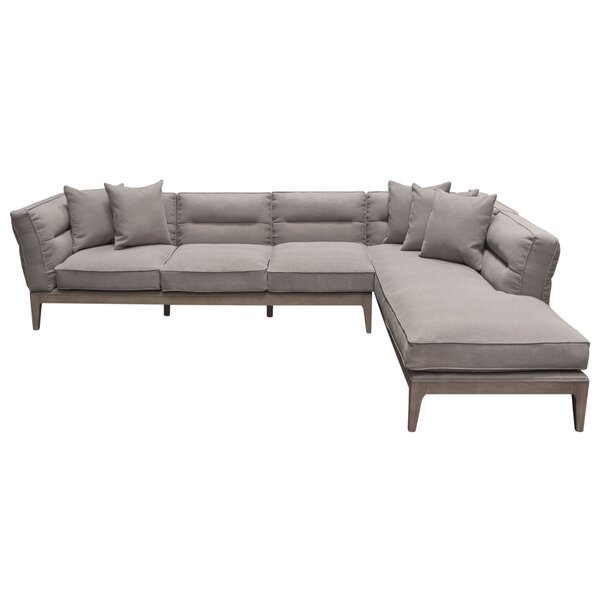 Eden Right Hand Facing Sectional By Diamond Sofa