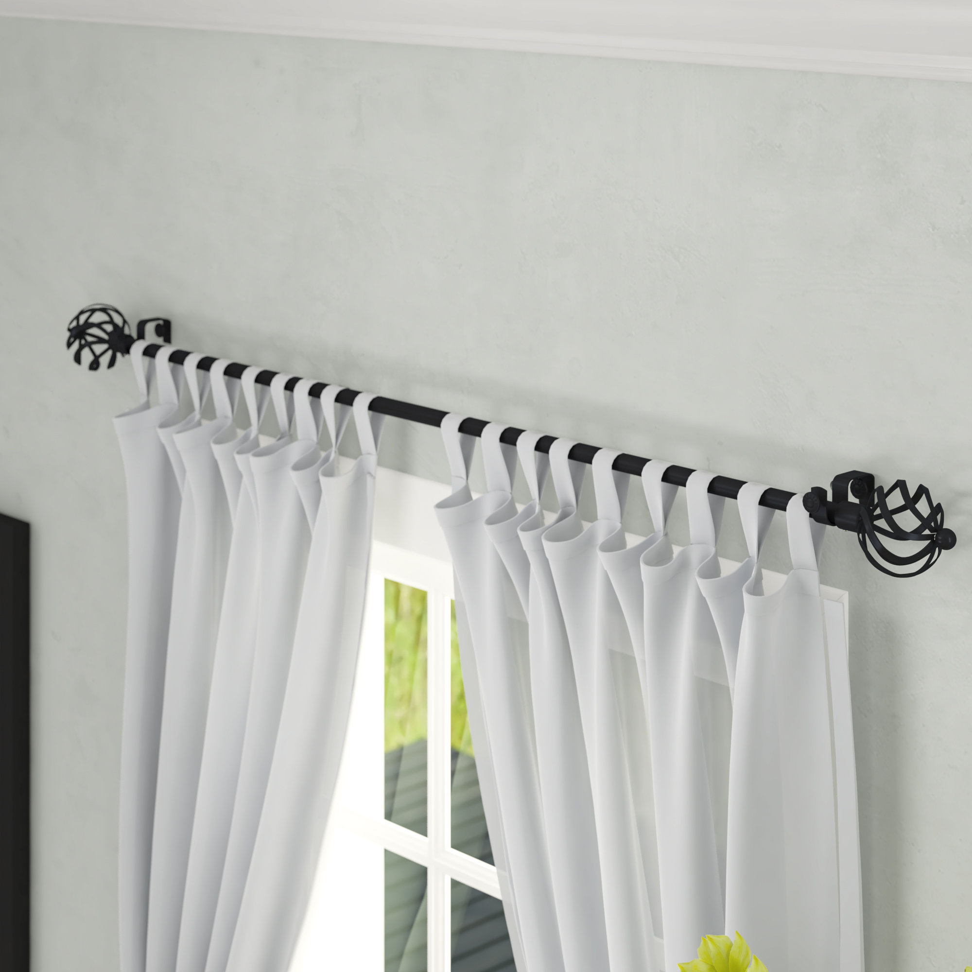 Alcott Hill Okane Single Curtain Rod And Hardware Set Reviews