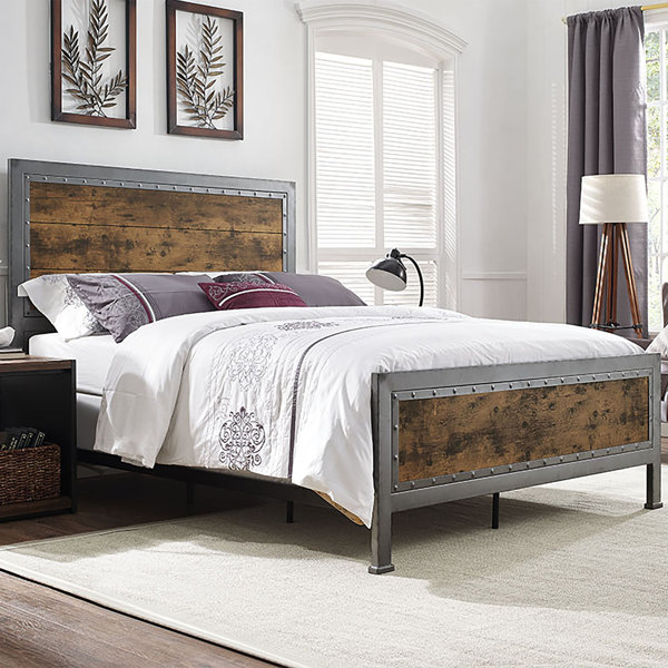 Berta Industrial Queen Bed by Laurel Foundry Moder