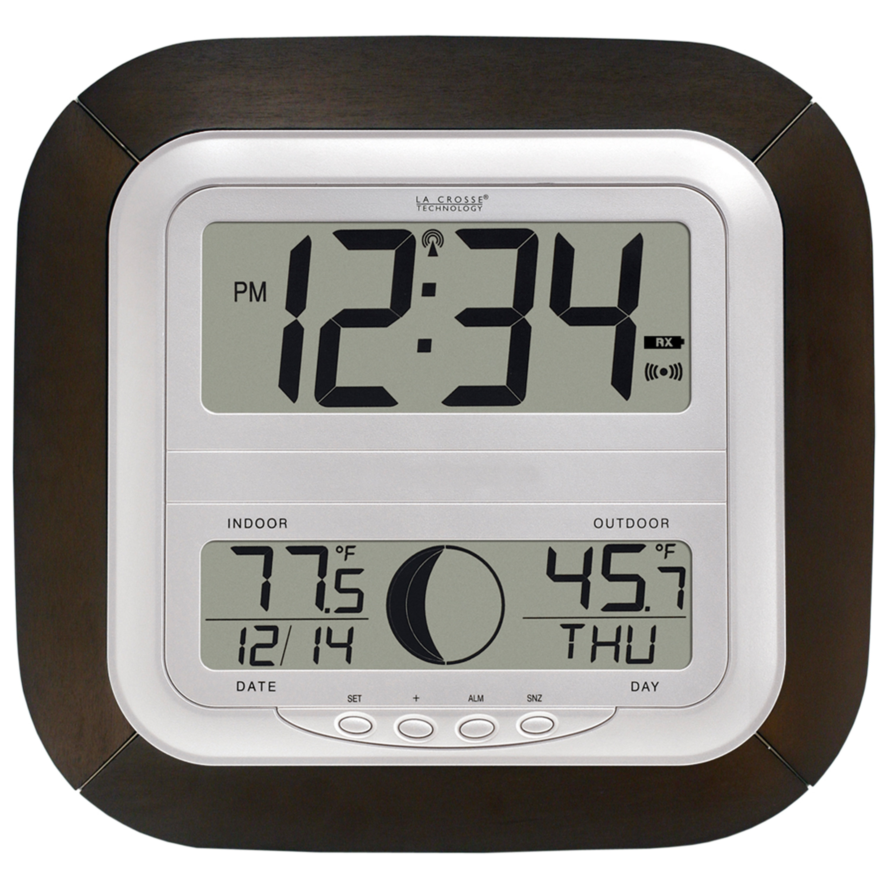 La Crosse Technology Atomic Digital Wall Clock Reviews Wayfair