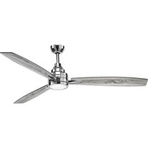 Chrome Ceiling Fans You Ll Love In 2021 Wayfair