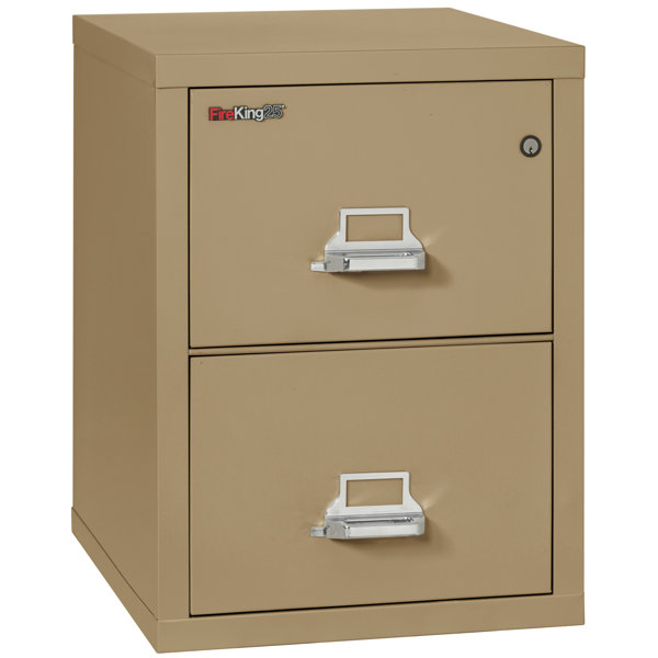 Fireproof 2-Drawer Vertical File Cabinet by FireKing