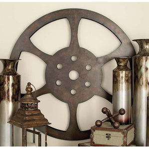 Movie Reel Wall Decor entertainment wall accents you'll love | wayfair Movie Reel Wall Decor entertainment wall accents you'll love | wayfair