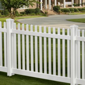 Traditional 4' x 7' Classic Picket Fence
