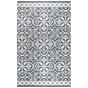 Nordmeyer Hand-Tufted Blue/Gray Area Rug