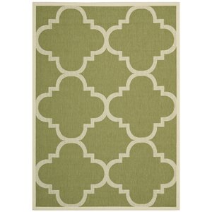 Short Green Area Rug