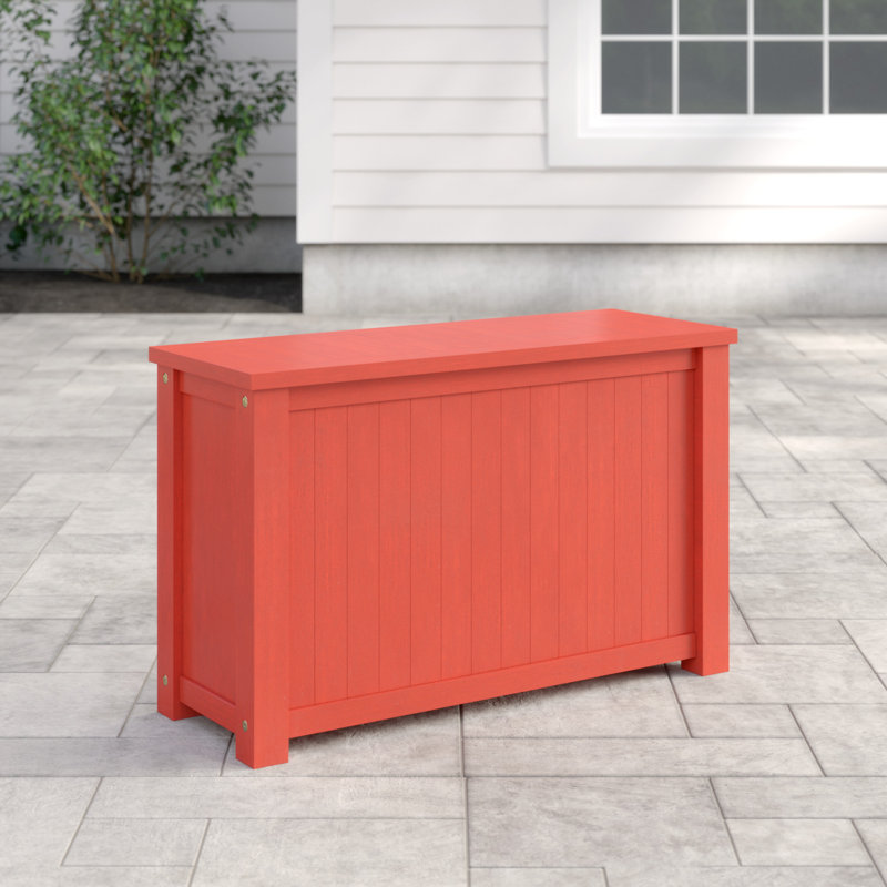 Sol 72 Outdoor Amarillo Flip Top Solid Wood Deck Box Reviews