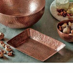 Hammered Copper Serving Tray