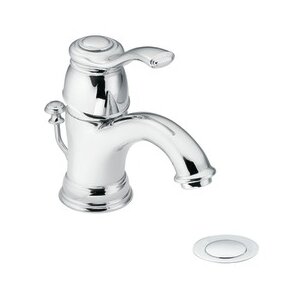 Kingsley Single hole Single Handle Bathroom Faucet with Drain Assembly