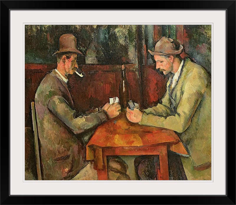 Vault W Artwork The Card Players 1893 96 By Paul Cezanne Painting Print Wayfair