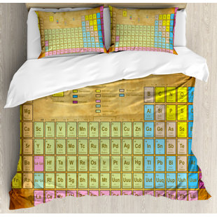 periodic table chemistry elements for classroom geek science lovers vintage style print duvet set - Periodic Table Of Elements Vintage periodic table chemistry elements for classroom geek science lovers vintage style print duvet set - Periodic Table Of Elements Vintage