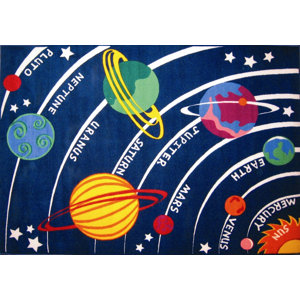Corina Solar System Classroom Area Rug