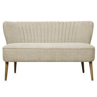 Settees Settee Benches You Ll Love Wayfair Jorgen Mid Century Vertically Channeled Settee