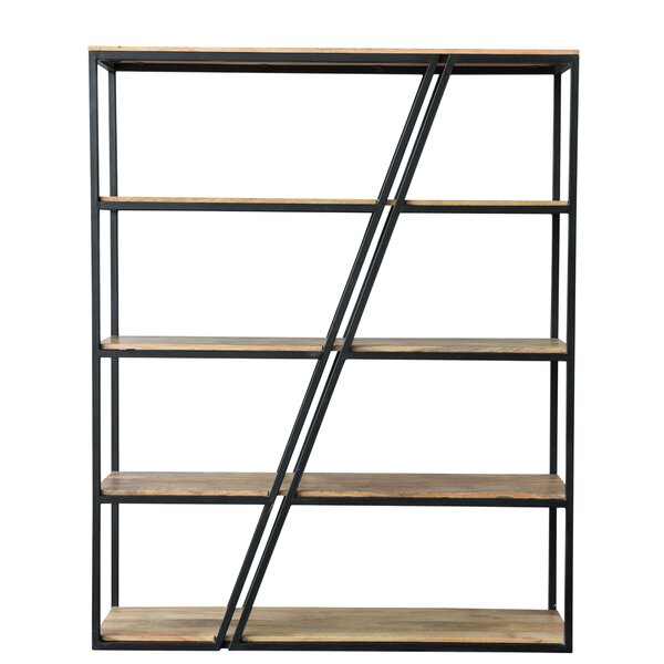 Charvi Iron Wood Shelf Etagere Bookcase By Foundry Select