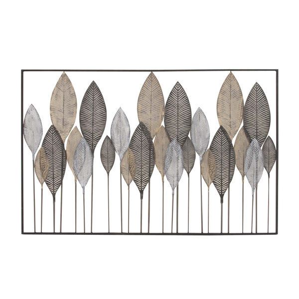 Metal Leaves Wall Decor cole & grey metal leaf wall décor & reviews | wayfair Metal Leaves Wall Decor cole & grey metal leaf wall décor & reviews | wayfair
