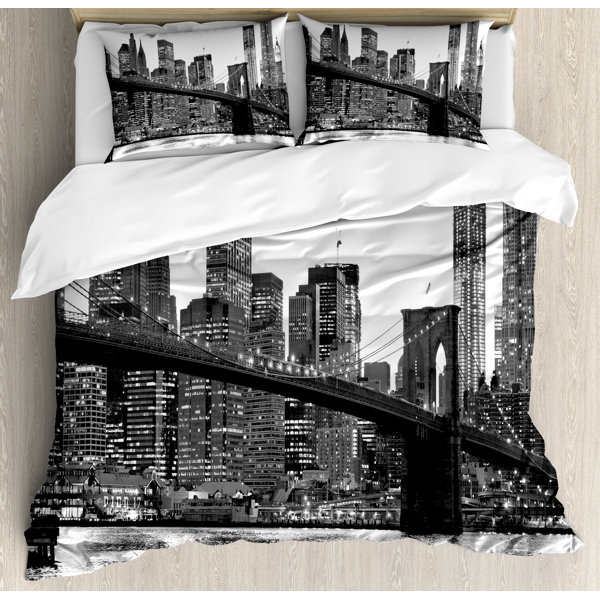Bedding Sets Duvet Covers 3d London New York City Skyline Duvet Cover Bedding Set Single Double King Home Furniture Diy