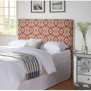 Holly in Strawberry Upholstered Panel Headboard by Zipcode Design