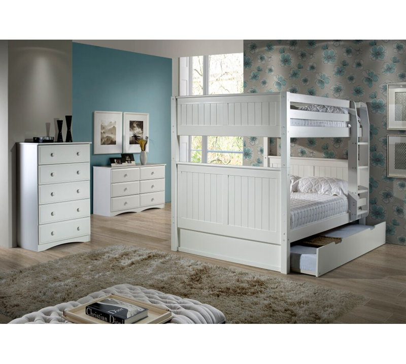 amani full over full bunk bed with trundle