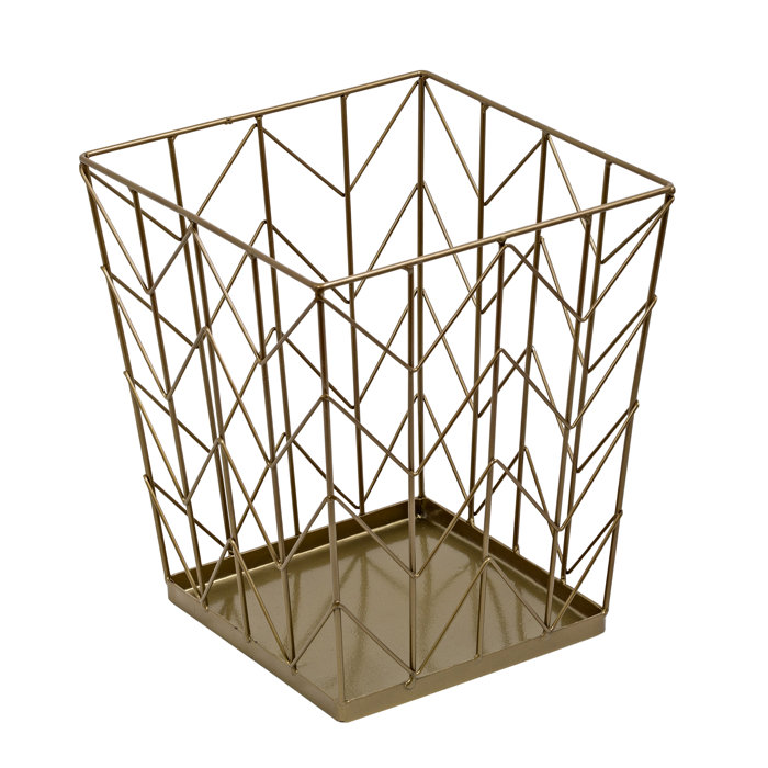 Mistana Kaila Coastal Decorative Waste Basket Reviews Wayfair Ca